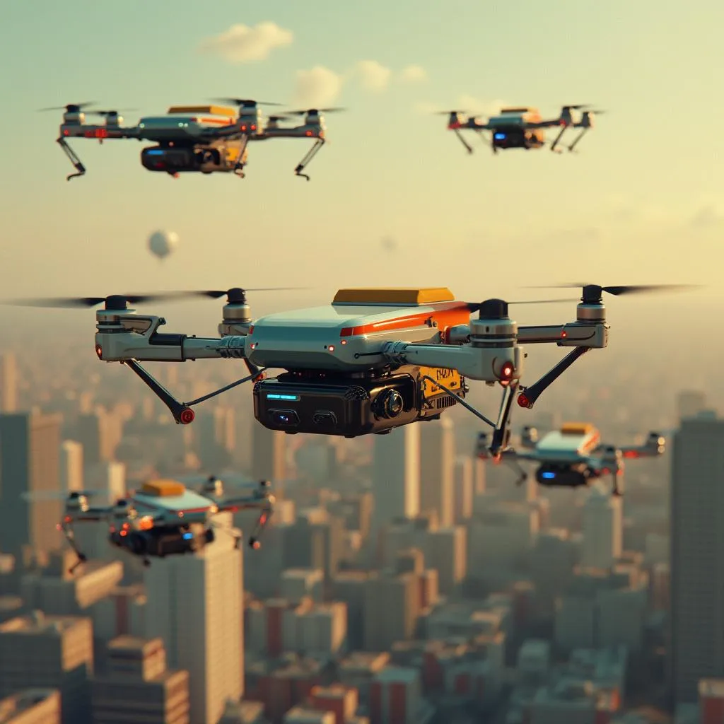 Drone teslimat filosu